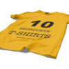 10 bedruckte HRM Luxury T-Shirts - Ringgesponnen - Fair-4-all