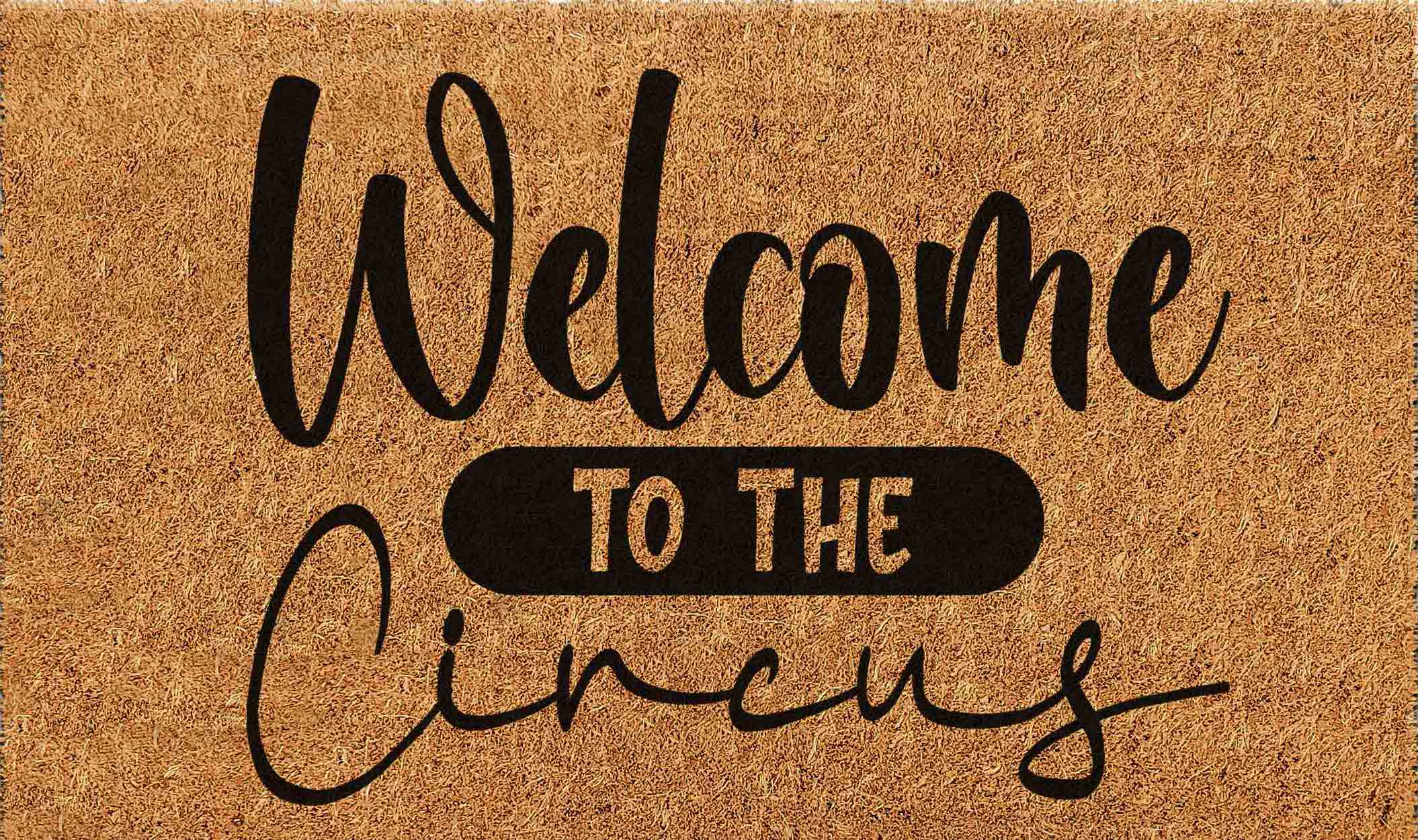 Kokos Fußmatte Welcome to the Circus – Bild 2